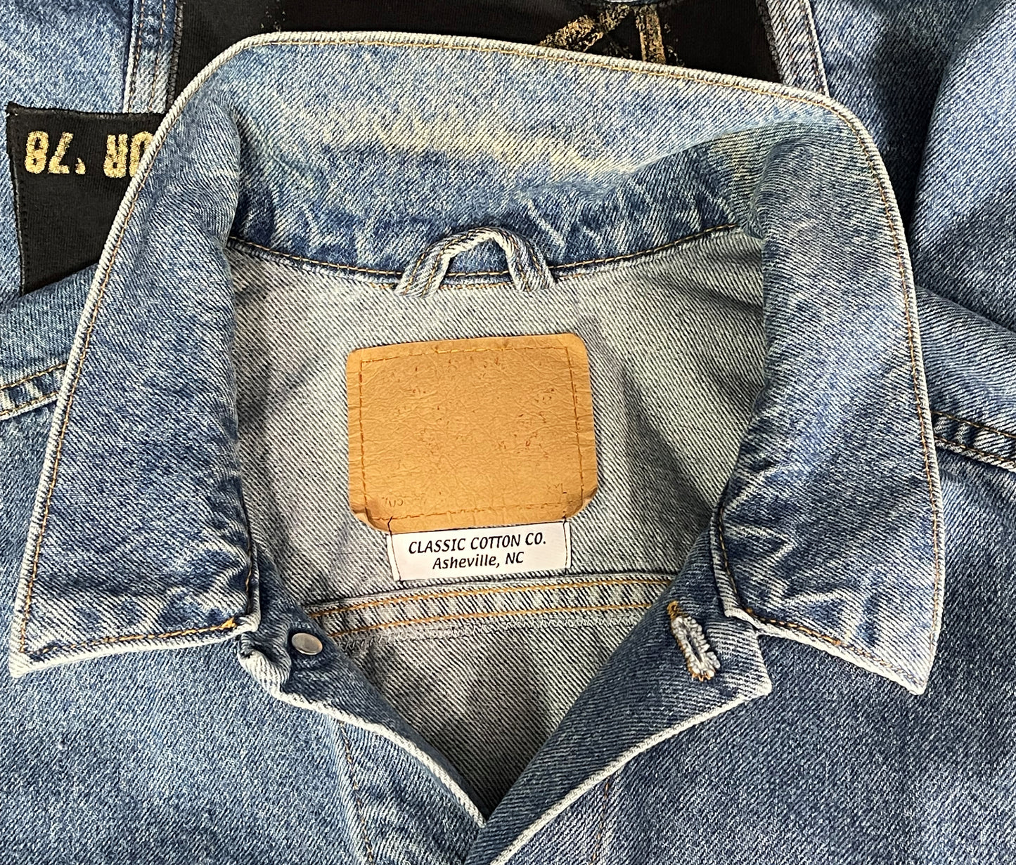 Upcycle Black Sabbath Levis Denim Jacket Vintage USA Tour 1978 Mens 2XL XXL