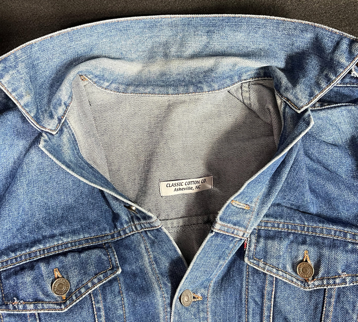 Upcycle Imagine Dragons Levi's Denim Jacket Men's Small Women's Large