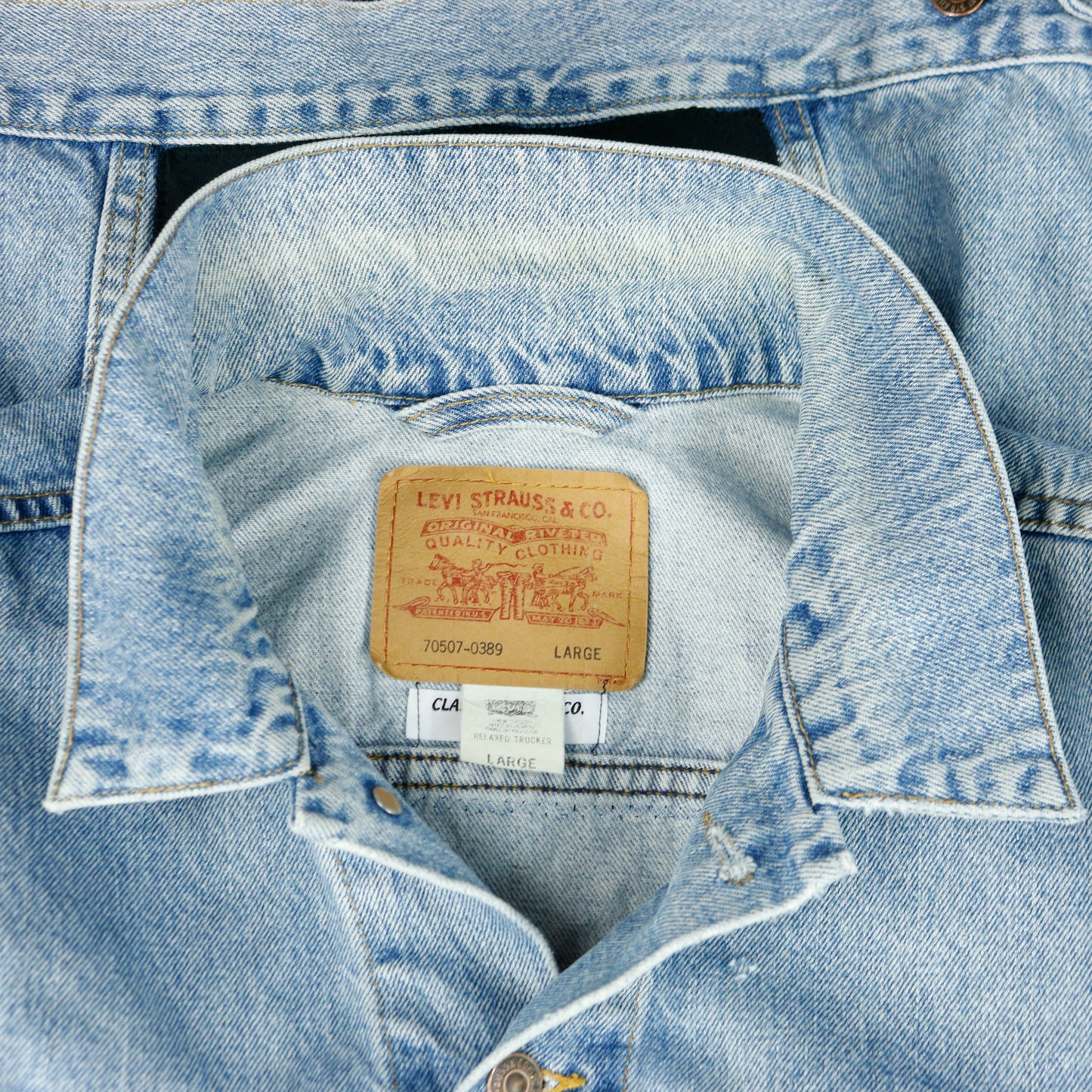 Frank Zappa Levis Denim Jacket Freak Out Mens Large