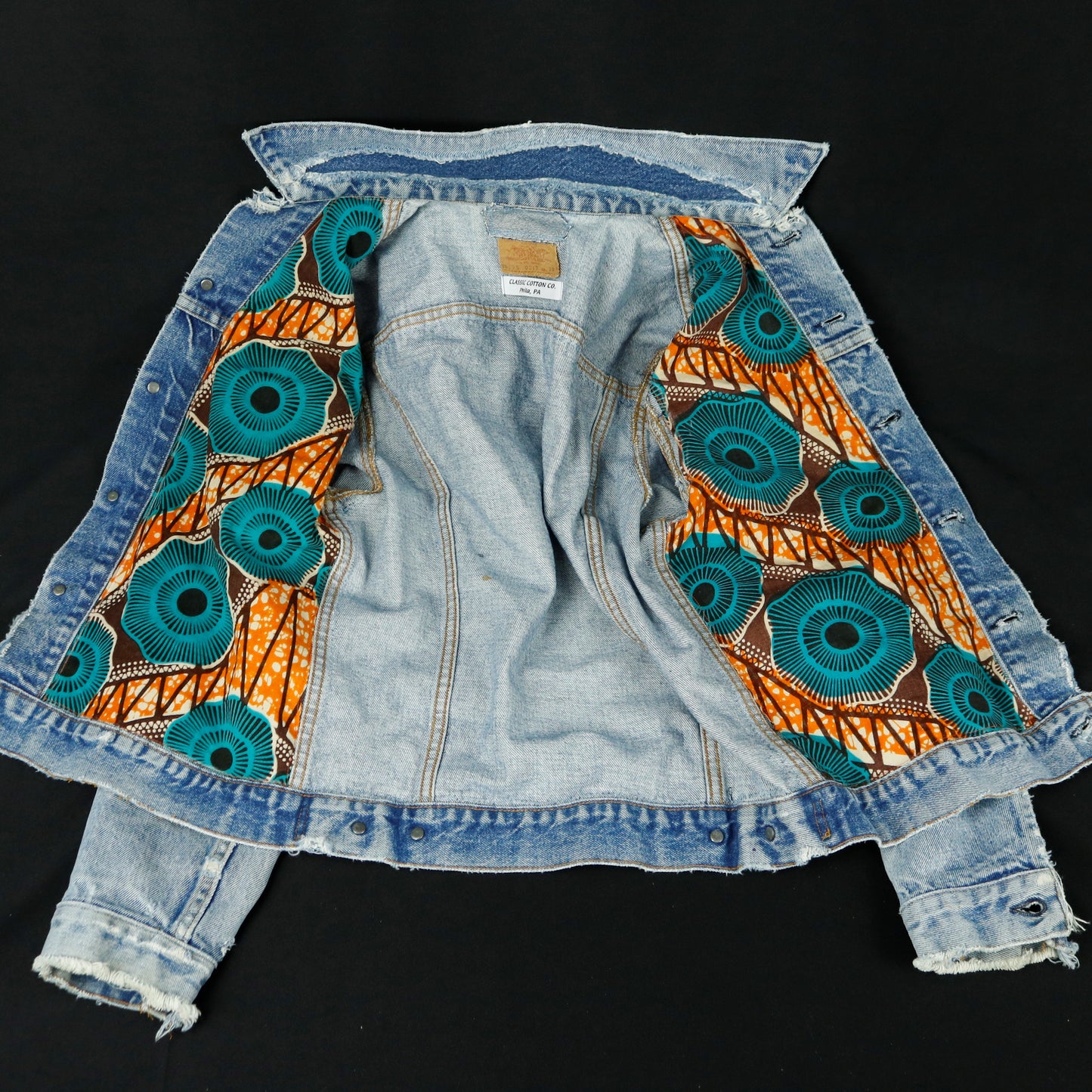 Rolling Stones Levis Distressed Jacket USA 38 Mens Small Womens Medium