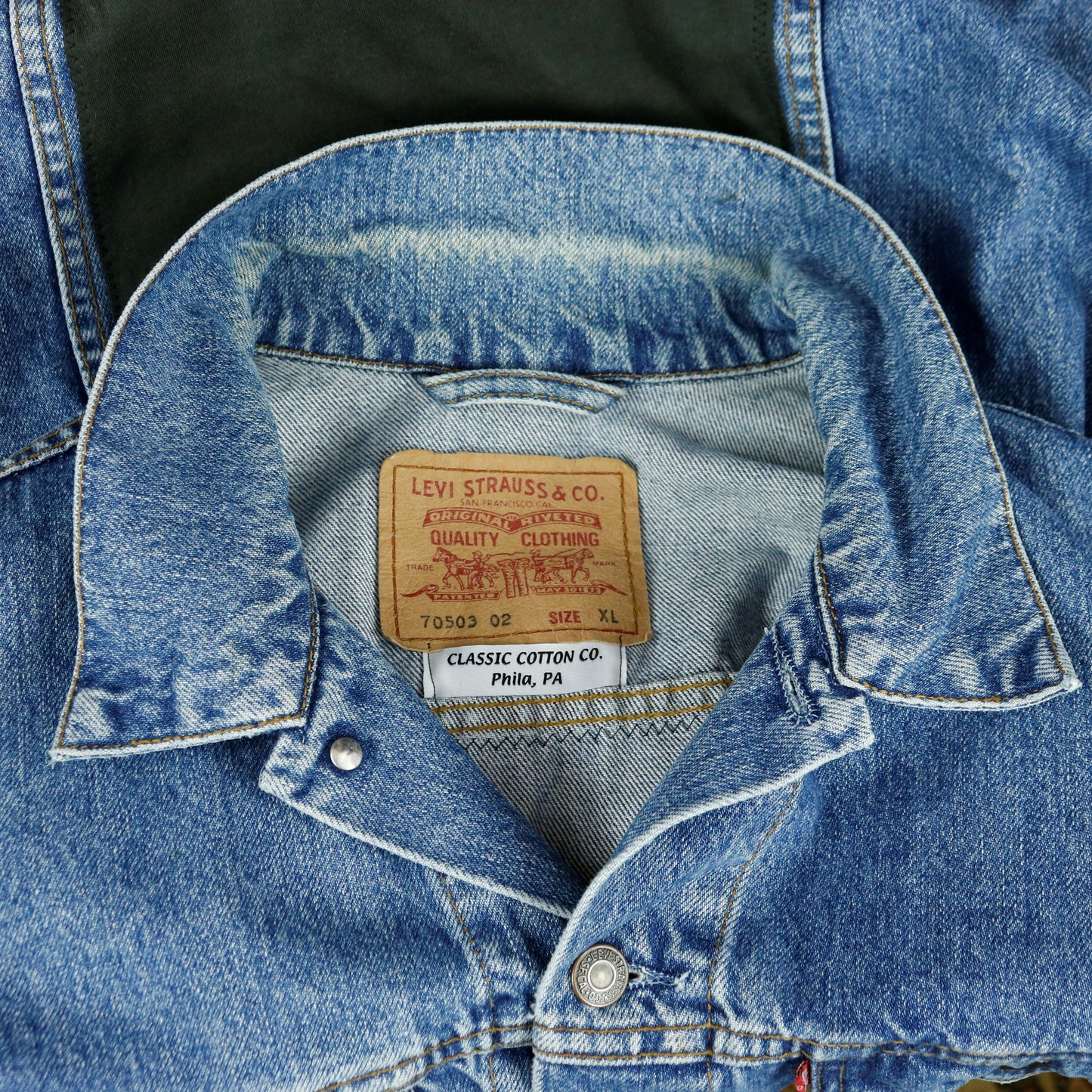 Pink Floyd Levis Denim Jacket Mens XLarge