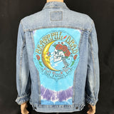 Upcycle Grateful Dead Levi's Denim Jacket Fall Tour 89 Men's XLarge