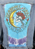 Upcycle Grateful Dead Levi's Denim Jacket Fall Tour 89 Men's XLarge