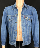 Upcycle Jimi Hendrix Levi's Denim Jacket Vintage USA Are You Experienced Men's XSmall Women's Small