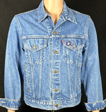 Upcycle Phish Levi's Denim Jacket Vintage USA 40 Men's Small Women's Medium