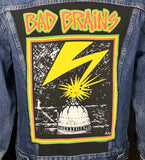 Upcycle Bad Brains Levi's Denim Jacket Vintage USA 40 Men's Small Women's Medium