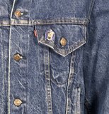 Upcycle Bad Brains Levi's Denim Jacket Vintage USA 40 Men's Small Women's Medium