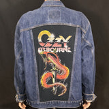 Upcycle Ozzy Osbourne Levi's Denim Jacket Men's XLarge