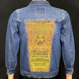Upcycle Jimi Hendrix Levi's Denim Jacket Fillmore East Youth Large Men's XSmall Women's Small