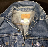 Upcycle Snoop Dogg Levi's Denim Jacket Vintage USA 34 Men's Xsmall Women's Small