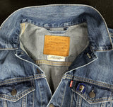 Upcycle Metallica Levi's Denim Vest Jacket Ride the Lightning Men's Large