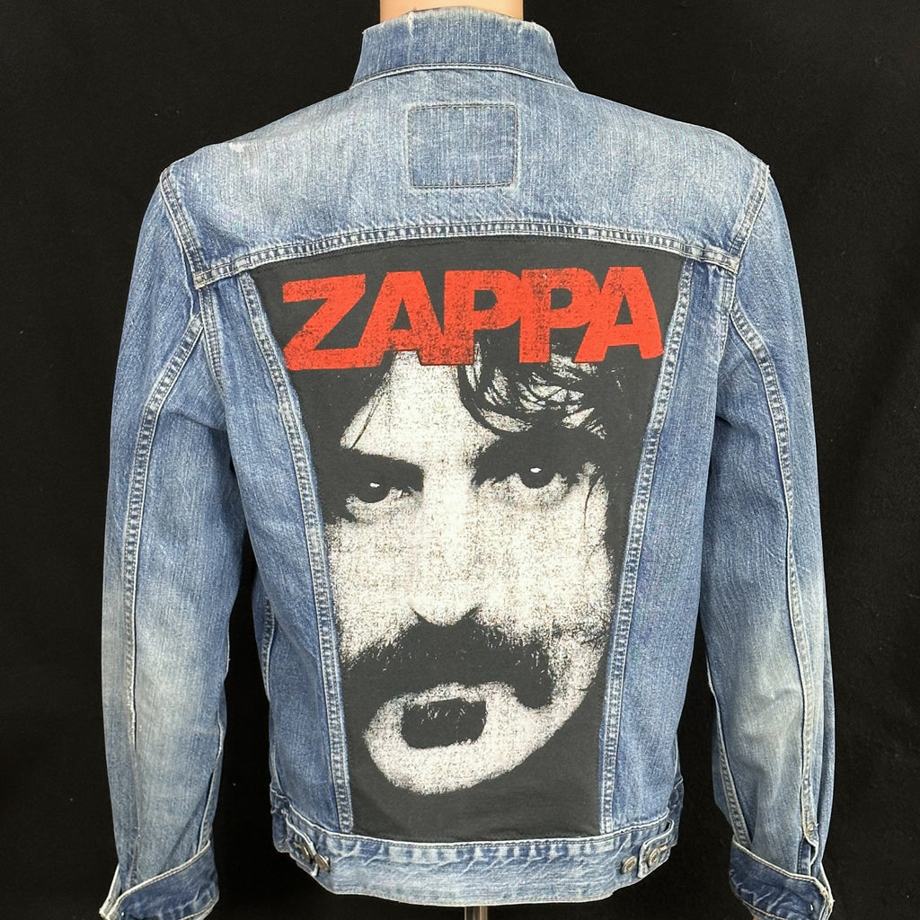 Upcycle Frank Zappa Levi's Denim Jacket Men's Medium Women's Large