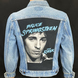 Upcycle Bruce Springsteen Levi's Denim Jacket River Vintage USA 40 Men's Small Women's Medium