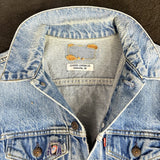 Upcycle Bruce Springsteen Levi's Denim Jacket River Vintage USA 40 Men's Small Women's Medium