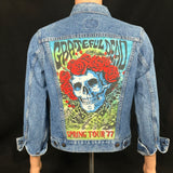 Upcycle Grateful Dead Levi's Denim Jacket USA 40R Spring Tour 77 Men's Small Women's Medium