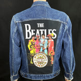 Upcycle Beatles Levi's Denim Jacket Sgt Peppers Vintage USA 40 Men's Medium Women's Large
