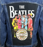 Upcycle Beatles Levi's Denim Jacket Sgt Peppers Vintage USA 40 Men's Medium Women's Large