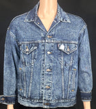 Upcycle David Bowie Levi's Denim Jacket Vintage USA Men's Medium Women's Large