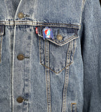 Upcycle Pink Floyd Levi's Denim Jacket The Wall Men's Large Women's XLarge