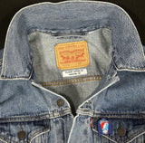 Upcycle Pink Floyd Levi's Denim Jacket The Wall Men's Large Women's XLarge