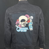 Upcycle Grateful Dead Levi's Black Denim Men's Large Women's XLarge