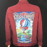 Upcycle Grateful Dead and Company Levi's Red Denim Men's Large Women's XLarge