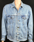 Upcycle Levi's AC/DC Denim Jacket Men's Large Women's XLarge