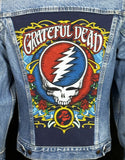 Upcycle Grateful Dead Levi's Denim Jacket Vintage USA 40L Men's Small Women's Medium