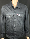 Upcycle Iron Maiden Levi's Black Denim Jacket The Trooper Vintage Men's Large