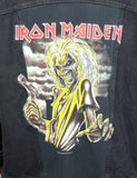 Upcycle Iron Maiden Levi's Black Denim Vintage Jacket Men's XXL 2X