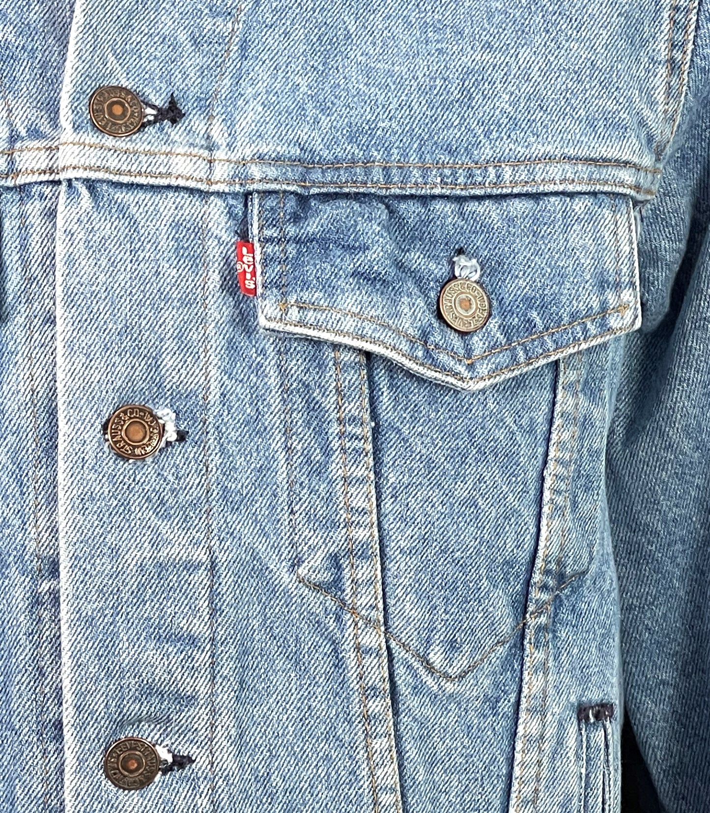 Upcycle John Mayer Levis Denim Jacket World Tour 2017 Vintage USA 38R  2017 tour Mens Small