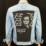Upcycle Nick Cave and the Bad Seeds Levi's Denim Jacket Men's Medium Women's Large