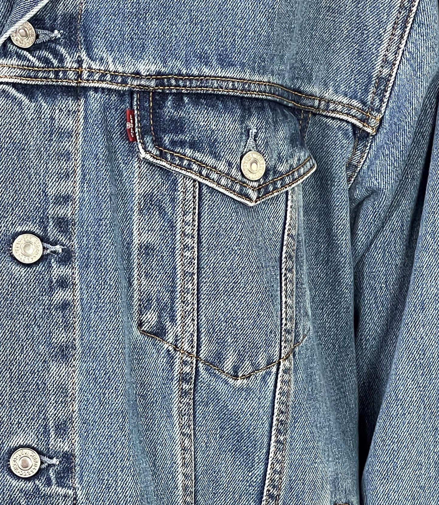 Upcycle Iron Maiden Levi's Denim Jacket Men's XLarge