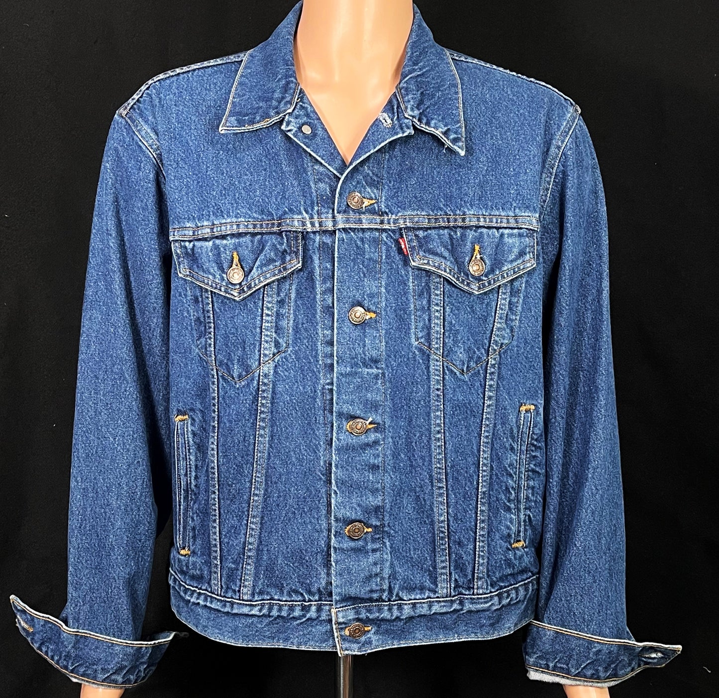 Upcycle Pink Floyd Levi's Denim Jacket The Wall Men's Large Women's XLarge