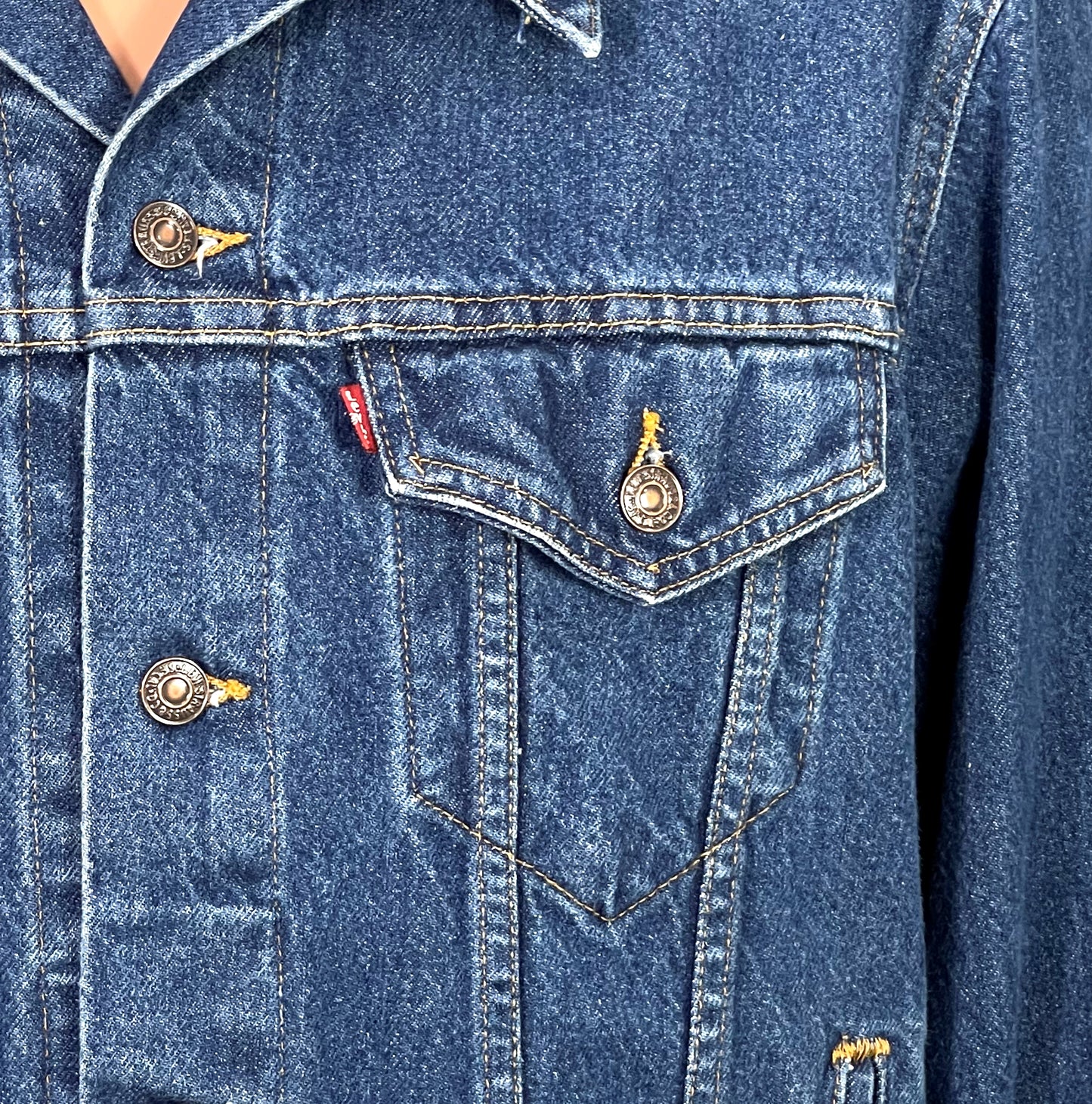 Upcycle Pink Floyd Levi's Denim Jacket The Wall Men's Large Women's XLarge