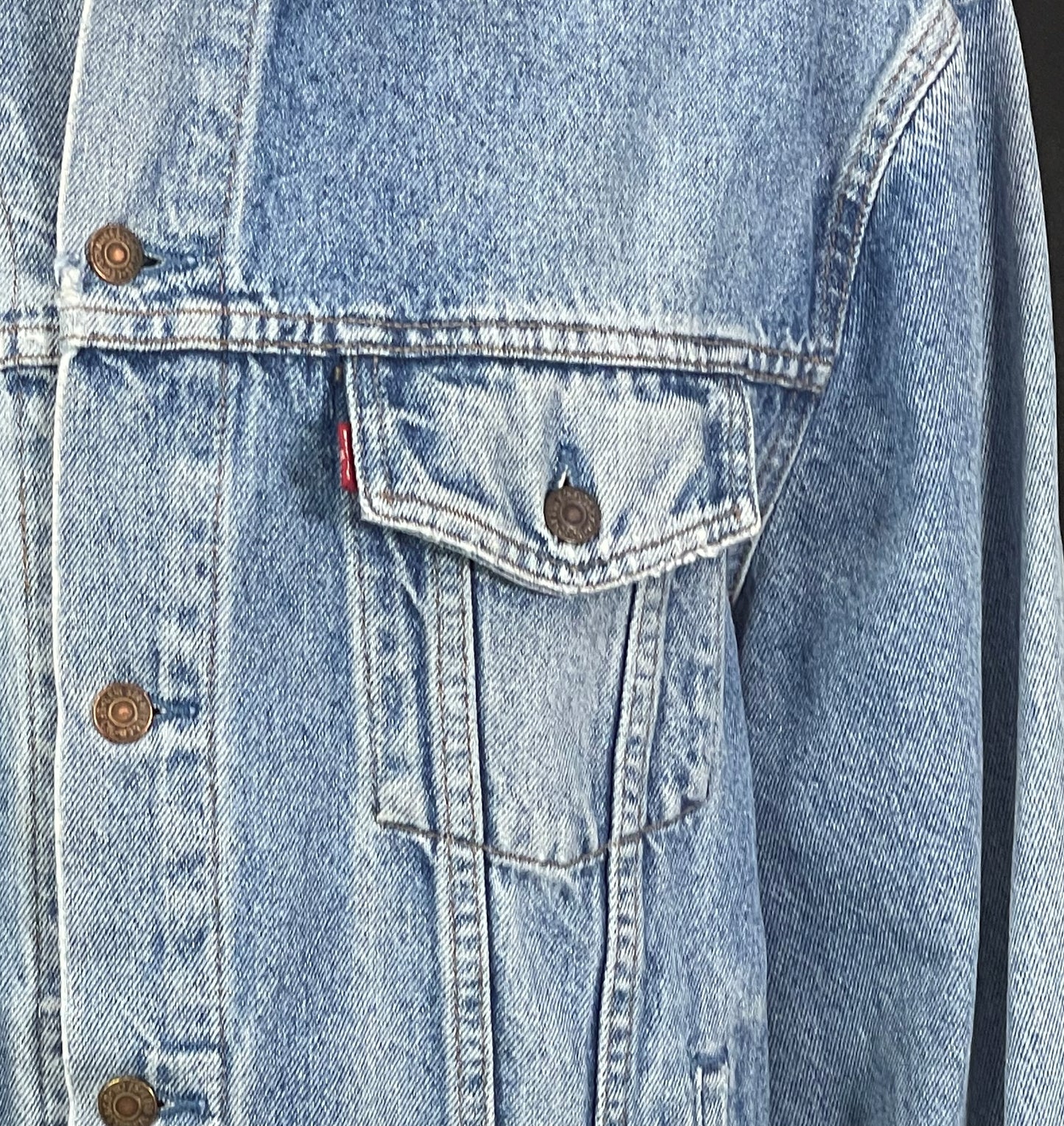Upcycle Tom Petty and the Heartbreakers Levi's Denim Jacket Vintage Men's Large Women's XLarge