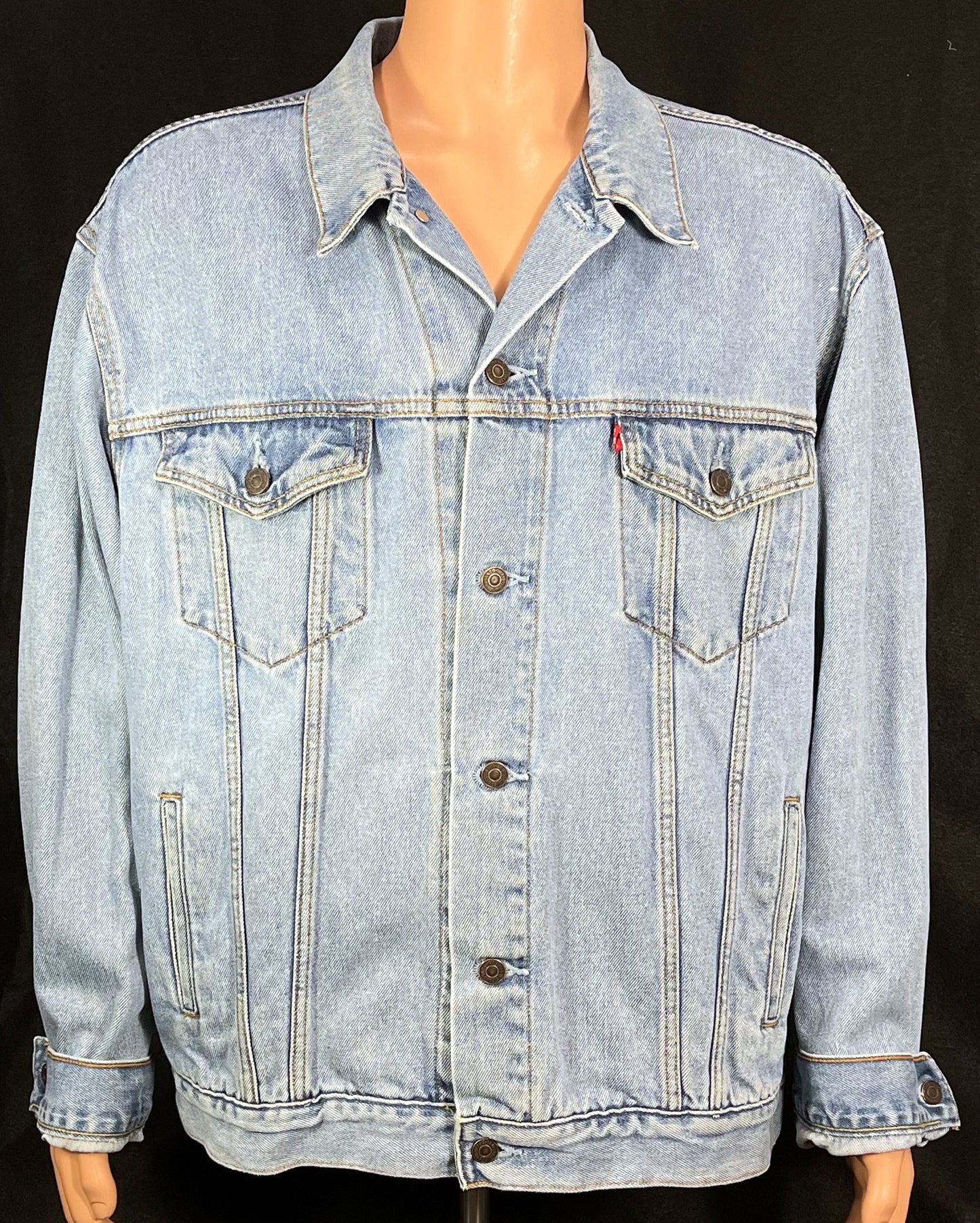 Upcycle Misfits Levi's Denim Jacket Mens XLarge