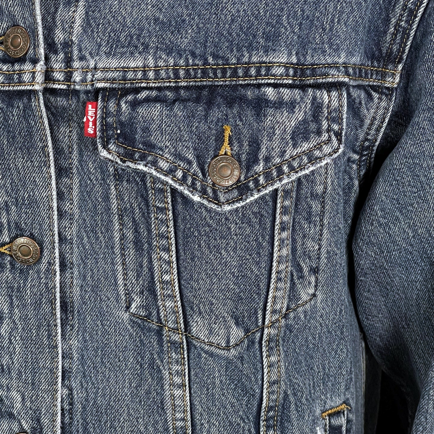 Upcycle Pink Floyd Levi's Denim Jacket Women's Medium