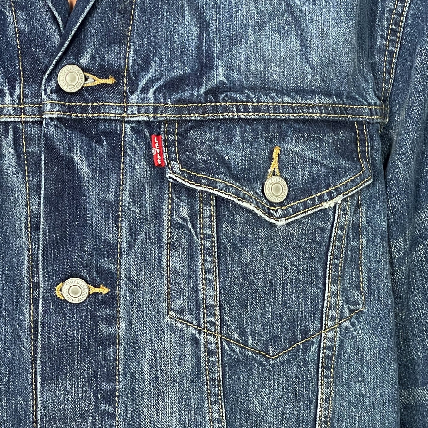 Upcycle Jimi Hendrix Levi's Denim Jacket Men's XXL
