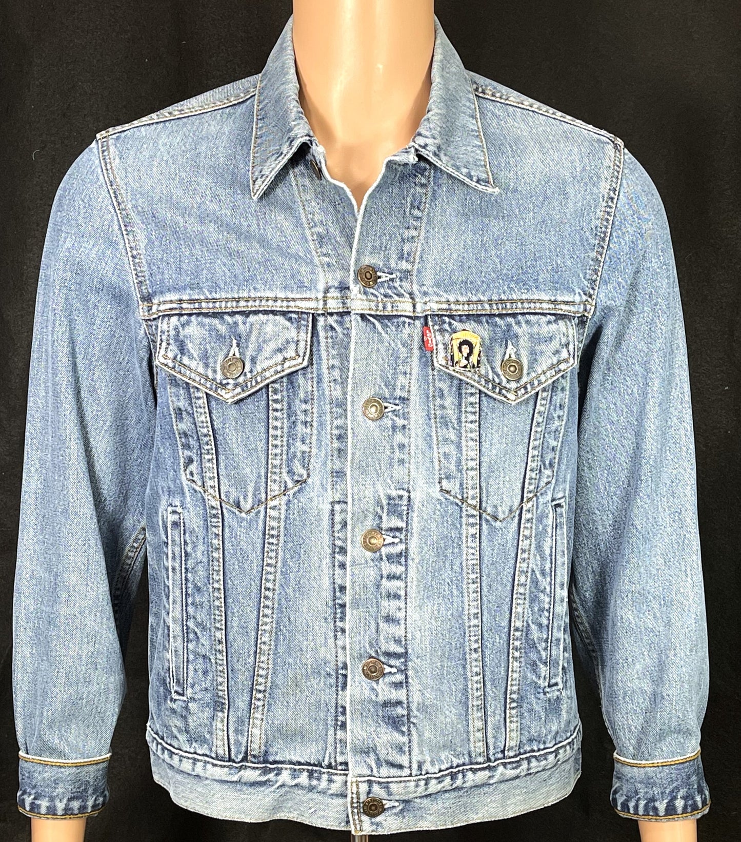 Upcycle Allman Brothers Band Levi's Denim Jacket Men's Small Women's Medium