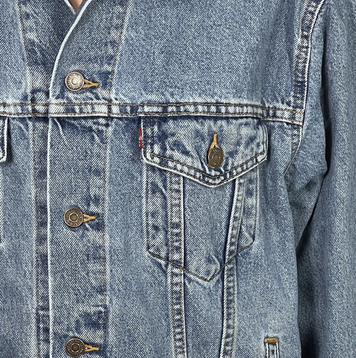 Upcycle Metallica Levi's Denim Jacket Their Money Tips Her Scales Again Men's Large Women's XLarge