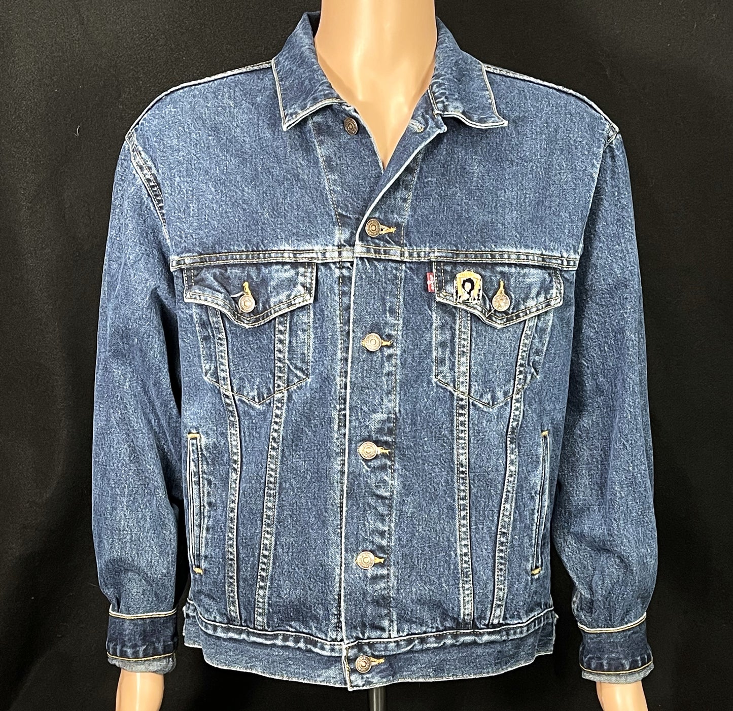 Upcycle Taylor Swift Levi's Denim Jacket Men's Large Women's XLarge