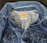 Upcycle Grateful Dead Levi's Denim Jacket Steelie USA 46 Men's Large Women's XLarge