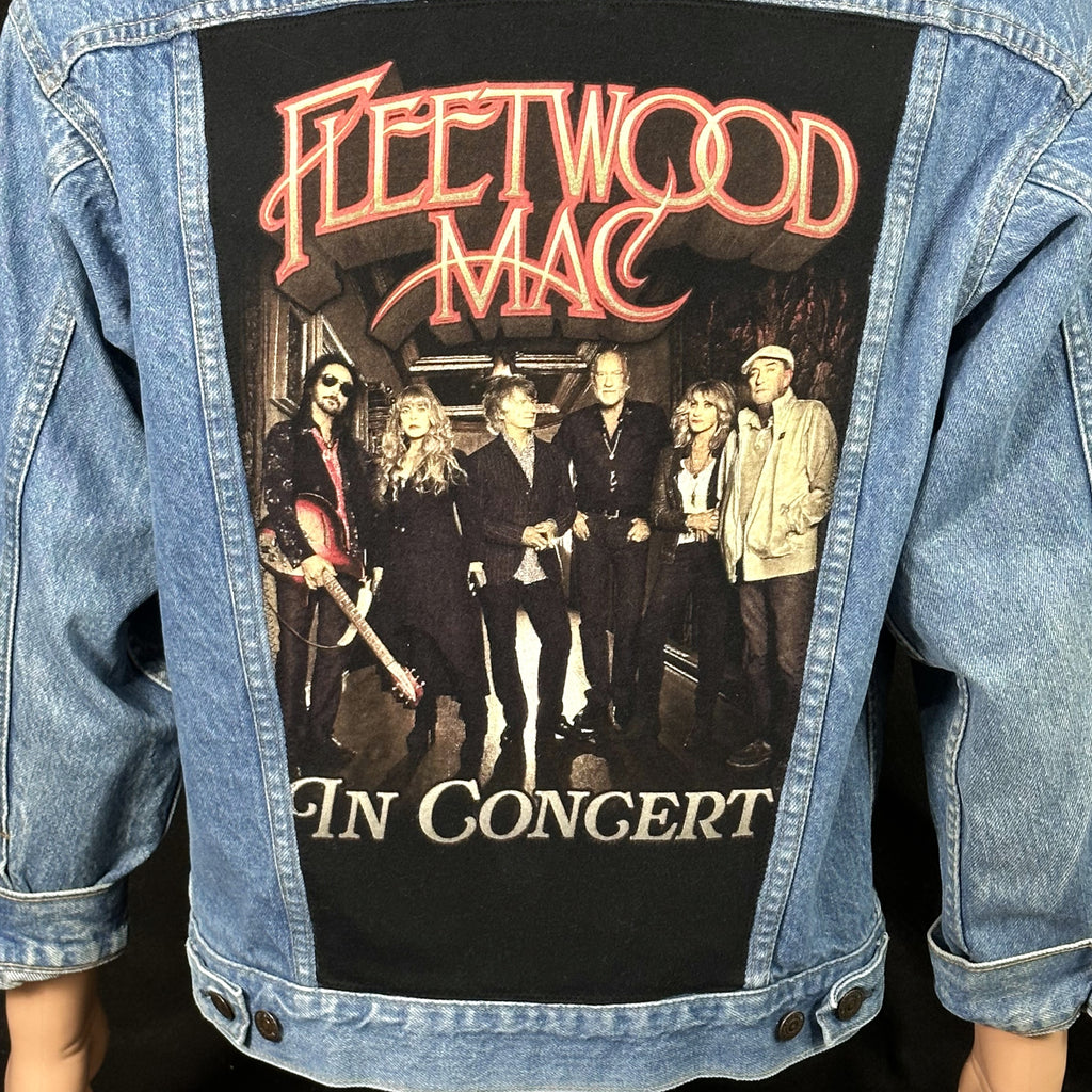Upcycle Fleetwood Mac Levi's Denim Jacket Vintage USA, Men's Small Women's Medium