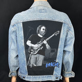 Upcycle Grateful Dead Jerry Garcia Levi's Denim Jacket Men's Large Women's XLarge