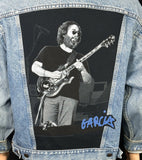 Upcycle Grateful Dead Jerry Garcia Levi's Denim Jacket Men's Large Women's XLarge