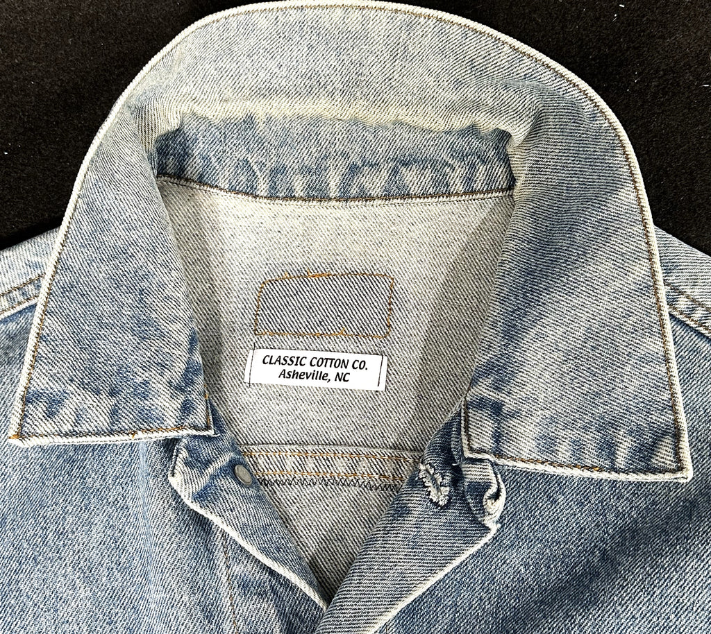 Upcycle Grateful Dead Jerry Garcia Levi's Denim Jacket Men's Large Women's XLarge
