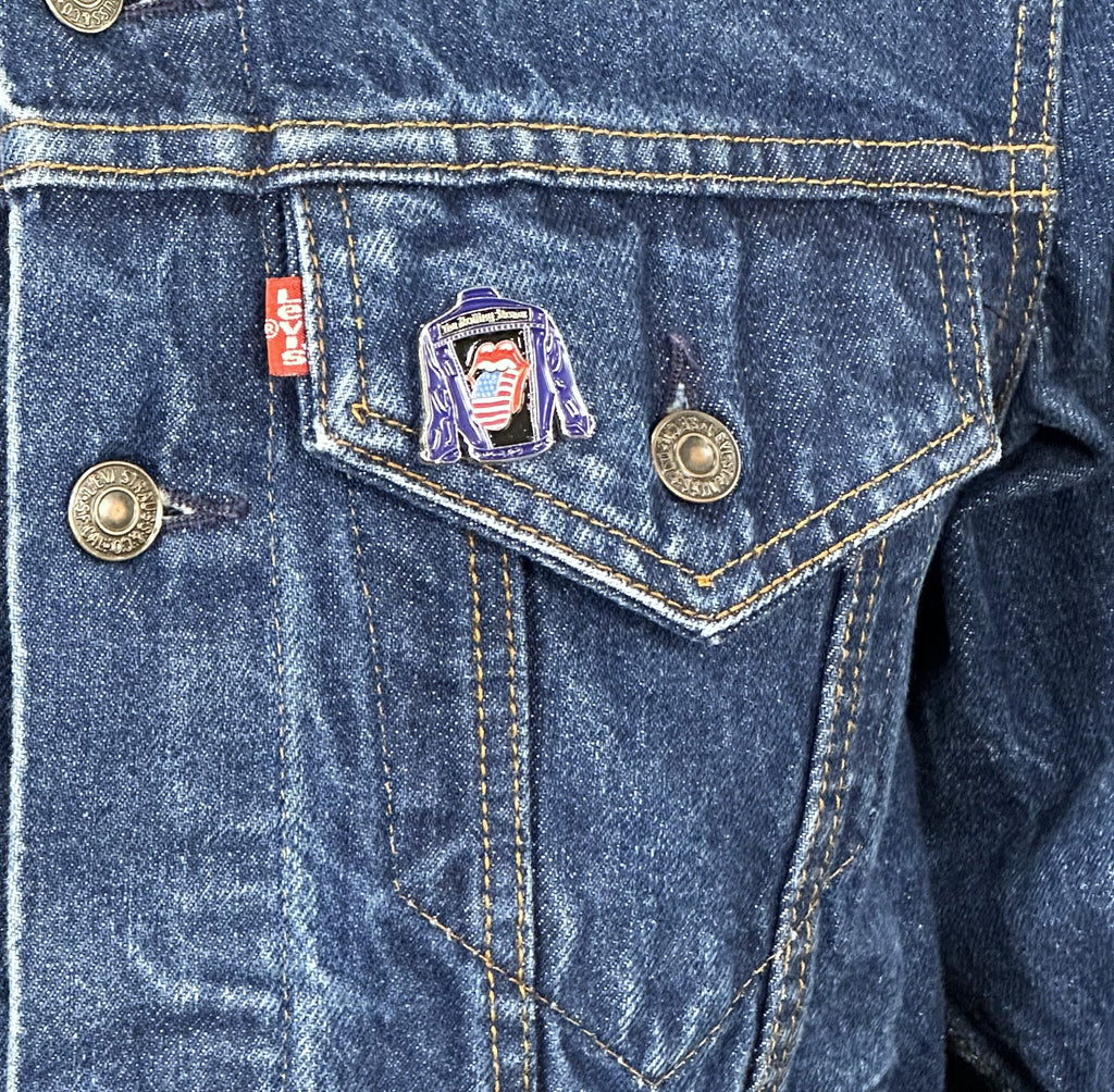 Upcycle Nirvana Levi's Denim Jacket Vintage USA 36R Men's XSmall Women's Small
