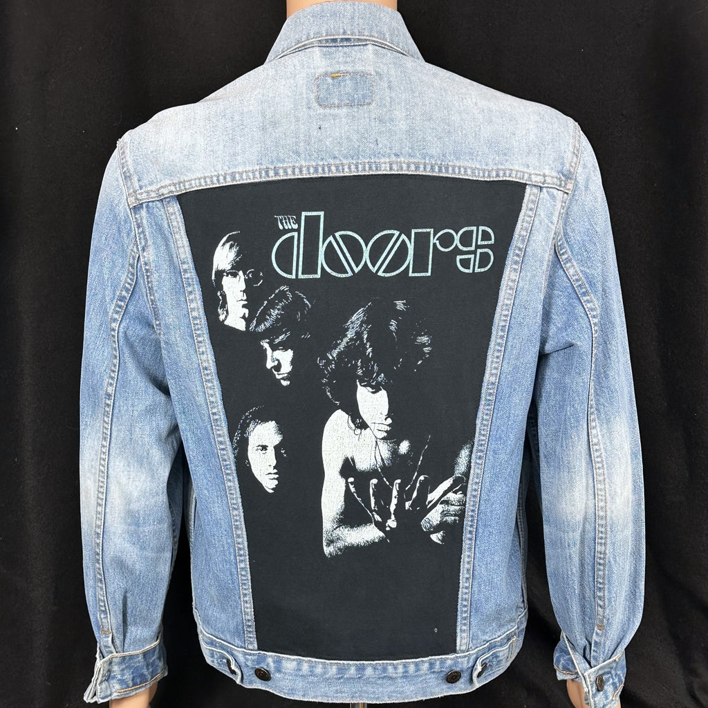 Upcycle Doors Levis Denim Jacket Jim Morrison Men's Medium Women's Large