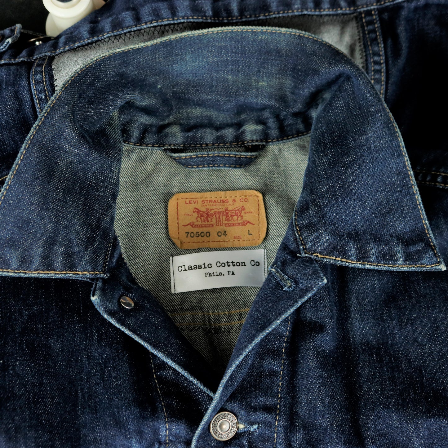 Michael Jackson Levis Denim Jacket Vintage Mens Small